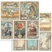 Набор бумаги для скрапбукинга Stamperia SBBL148 "SIR VAGABOND IN FANTASY WORLD", 30,5х30,5 см
